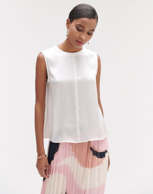 Blouse 100% Soie Grace ivoire