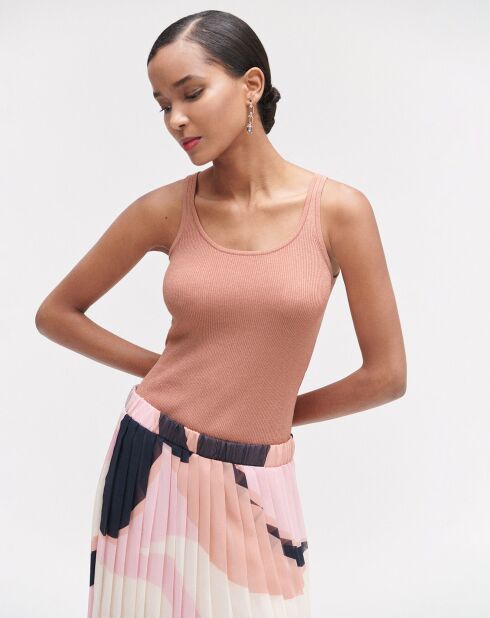 Débardeur Louis vieux rose