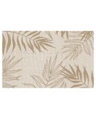 Tapis en vinyle d'intérieur/extérieur Nathifa sepia multicolore - 100x160x2.8 cm