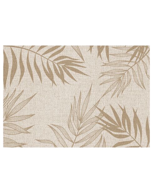 Tapis en vinyle d'intérieur/extérieur Nathifa sepia multicolore - 160x230x2.8 cm