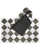 Tapis en vinyle d'intérieur/extérieur Gadir Chocolate multicolore - 140x200x2.8 cm