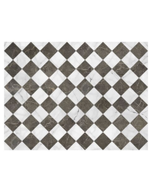 Tapis en vinyle d'intérieur/extérieur Gadir Chocolate multicolore - 200x266x2.8 cm