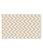 Tapis en vinyle d'intérieur/extérieur Natural chevron vertical multicolore - 100x160x2.8 cm