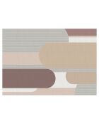 Tapis en vinyle d'intérieur/extérieur Mai multicolore - 160x230x2.8 cm