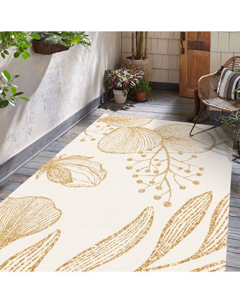 Tapis en vinyle d'intérieur/extérieur Annabella multicolore - 100x160x2.8 cm