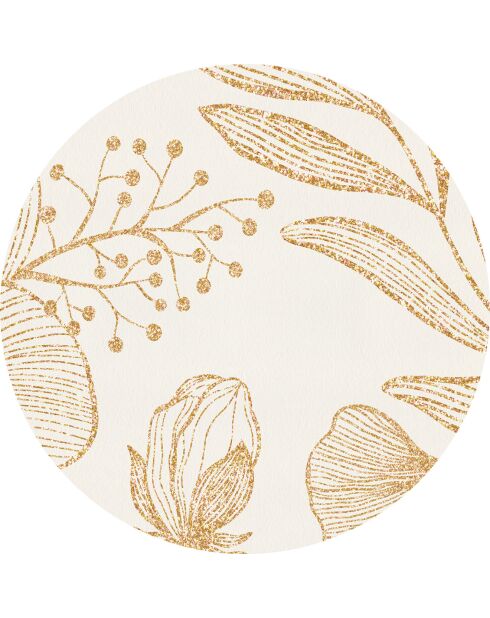 Tapis en vinyle d'intérieur/extérieur Annabella multicolore - D.150x2.8 cm