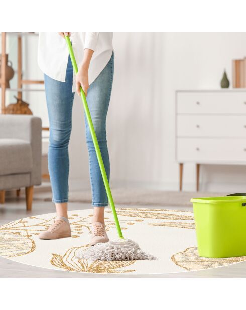 Tapis en vinyle d'intérieur/extérieur Annabella multicolore - D.150x2.8 cm