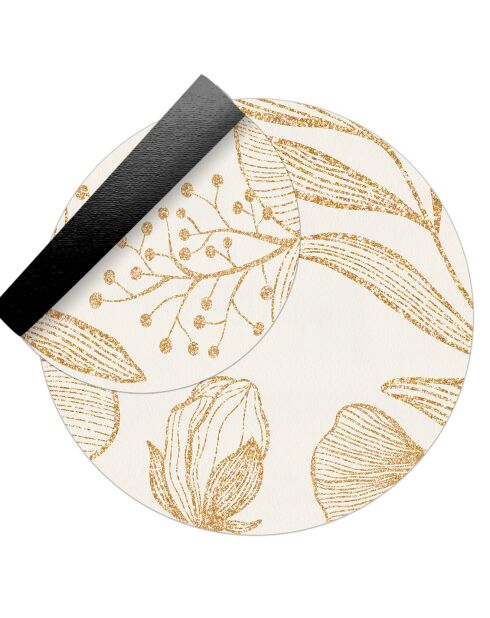 Tapis en vinyle d'intérieur/extérieur Annabella multicolore - D.150x2.8 cm