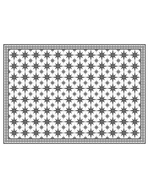 Tapis en vinyle d'intérieur/extérieur Étoiles multicolore - 140x200x2.8 cm