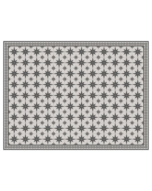 Tapis en vinyle d'intérieur/extérieur Étoiles Gris Foncé multicolore - 200x266x2.8 cm