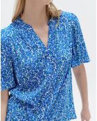 Chemise Carla1 imprimée marine