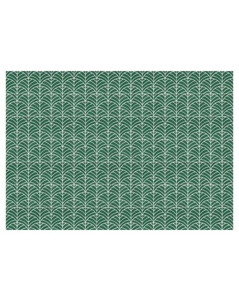 Tapis en vinyle d'intérieur/extérieur Zellige Fez multicolore - 140x200x2.8 cm