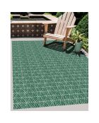 Tapis en vinyle d'intérieur/extérieur Zellige Fez multicolore - 140x200x2.8 cm