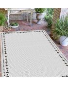 Tapis en vinyle d'intérieur/extérieur Marie multicolore - 140x200x2.8 cm