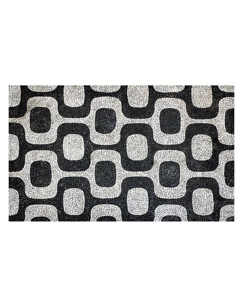 Tapis en vinyle d'intérieur/extérieur Ipanema multicolore - 100x160x2.8 cm