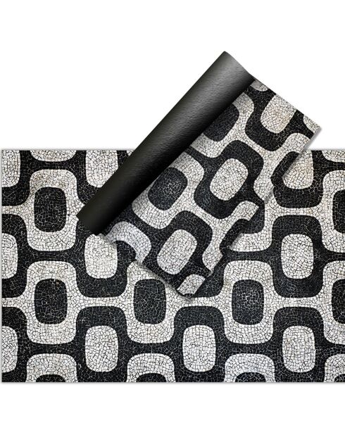 Tapis en vinyle d'intérieur/extérieur Ipanema multicolore - 100x160x2.8 cm