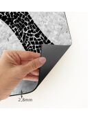 Tapis en vinyle d'intérieur/extérieur Ipanema multicolore - 140x200x2.8 cm