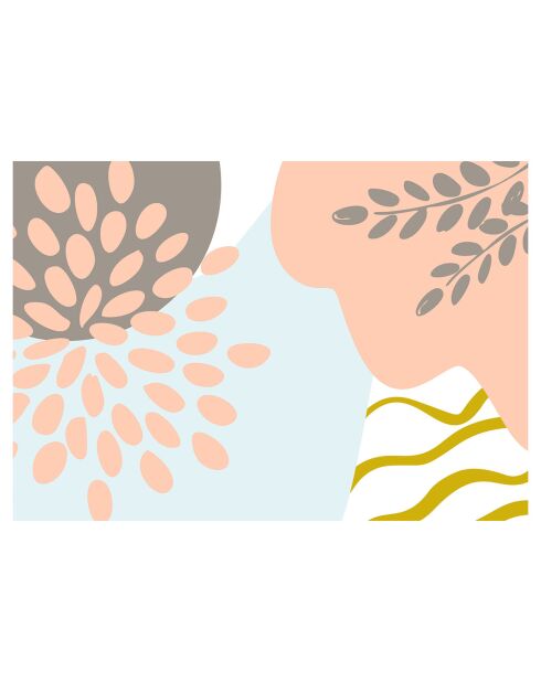 Tapis en vinyle d'intérieur/extérieur Brisa 1 multicolore - 139x199x2.8 cm