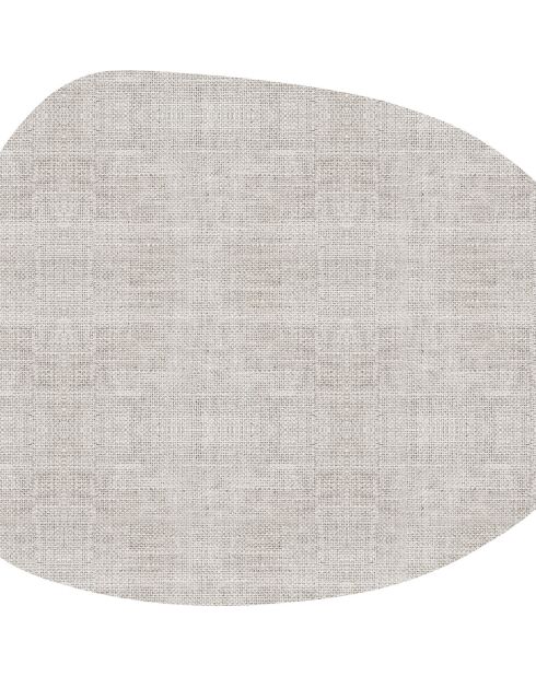 Tapis en vinyle d'intérieur/extérieur Forma Textura Raffia gris - 90x115x2.8 cm