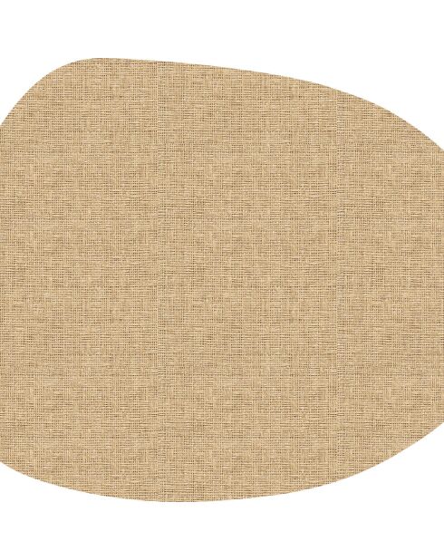 Tapis en vinyle d'intérieur/extérieur Forma Fibra Natural beige - 90x115x2.8 cm