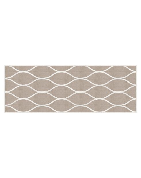 Tapis en vinyle d'intérieur/extérieur Celosía Natural multicolore - 50x140x2.8 cm