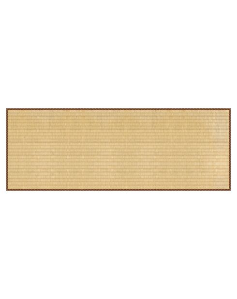 Tapis en vinyle d'intérieur/extérieur Tatami multicolore - 66x180x2.8 cm