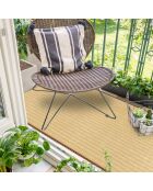 Tapis en vinyle d'intérieur/extérieur Tatami multicolore - 66x180x2.8 cm