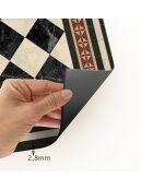 Tapis en vinyle d'intérieur/extérieur Scacchi  multicolore - 66x100x2.8 cm