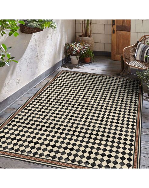 Tapis en vinyle d'intérieur/extérieur Scacchi  multicolore - 66x100x2.8 cm