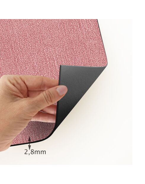 Tapis en vinyle d'intérieur/extérieur Ordino multicolore - 100x150x2.8 cm