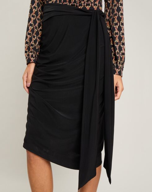 Robe Alie imprimé noire