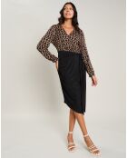 Robe Alie imprimé noire