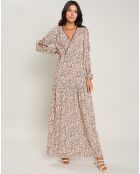 Robe Charlotte imprimée rose