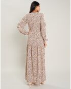 Robe Charlotte imprimée rose