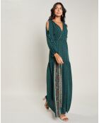 Robe Charlotte imprimée kaki