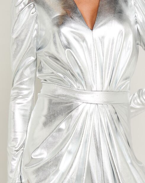 Robe Chanel argentée