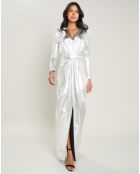 Robe Chanel argentée