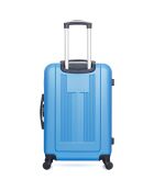 Mittelgroßer Reisekoffer mit 4 Einzelrollen 65 cm Lipari blau