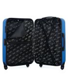 Mittelgroßer Reisekoffer mit 4 Einzelrollen 65 cm Lipari blau