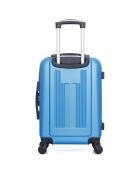 Valise Cabine 4 roues simples 55 cm Lipari bleue