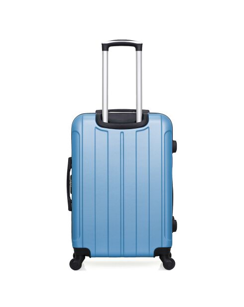 Valise Cabine 4 roues simples 55 cm Fogo bleu doré