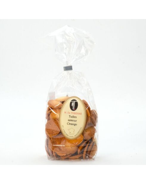 Paquet de tuiles à l'Orange 150 gr