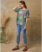 Top Aphrodite vert kaki