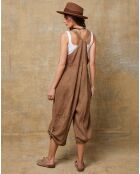Salopette 100% Lin Bridge camel