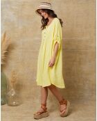 Robe 100% Lin Cadence jaune