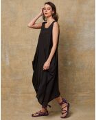 Robe 100% Lin Candreva noire