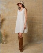 Robe 100% Lin Carolyn beige