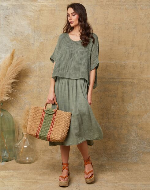 Robe Dilla vert kaki