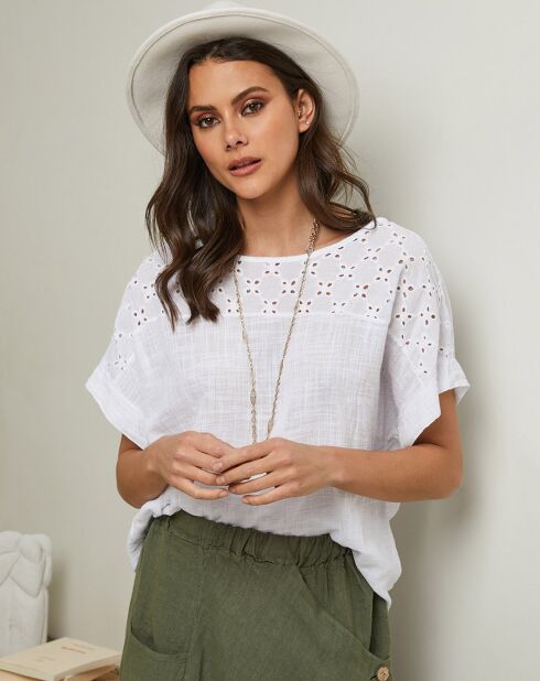 Top Elymis blanc