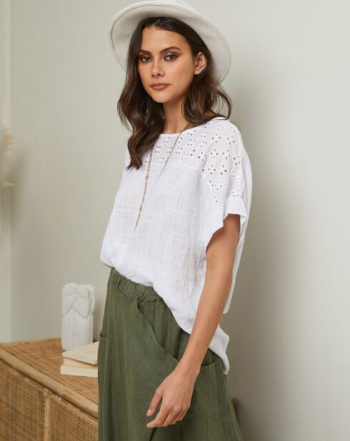 Top Elymis blanc